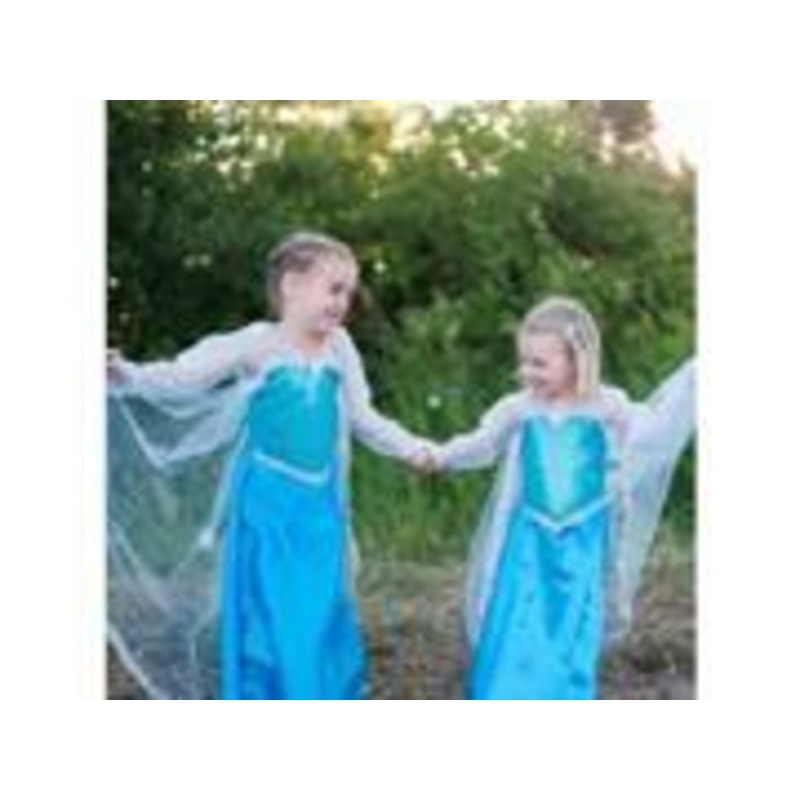 Great Pretenders Ice Queen Dress with Cape Costume – Ages 3-6