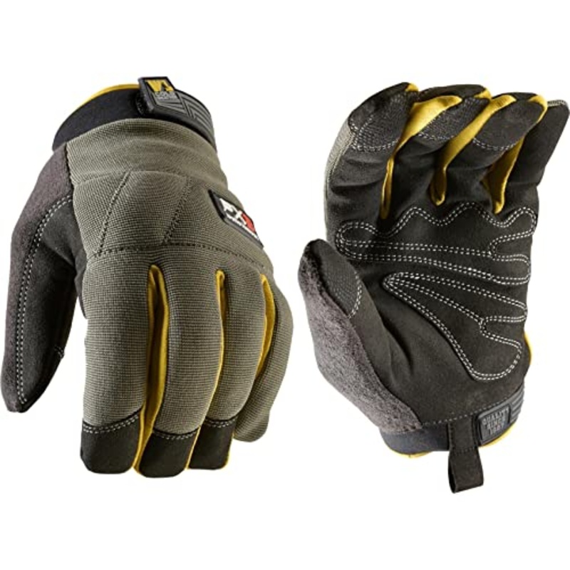 Wells Lamont Men’s FX3 Extreme Dexterity Green Winter Work Gloves, Medium