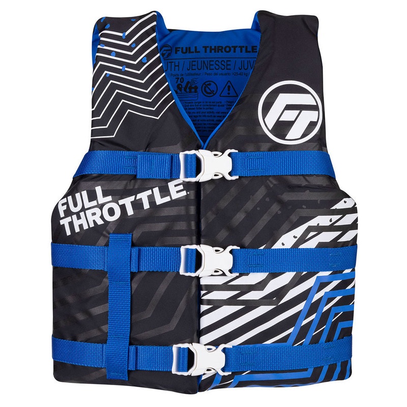 Youth Nylon Life Jacket – Blue
