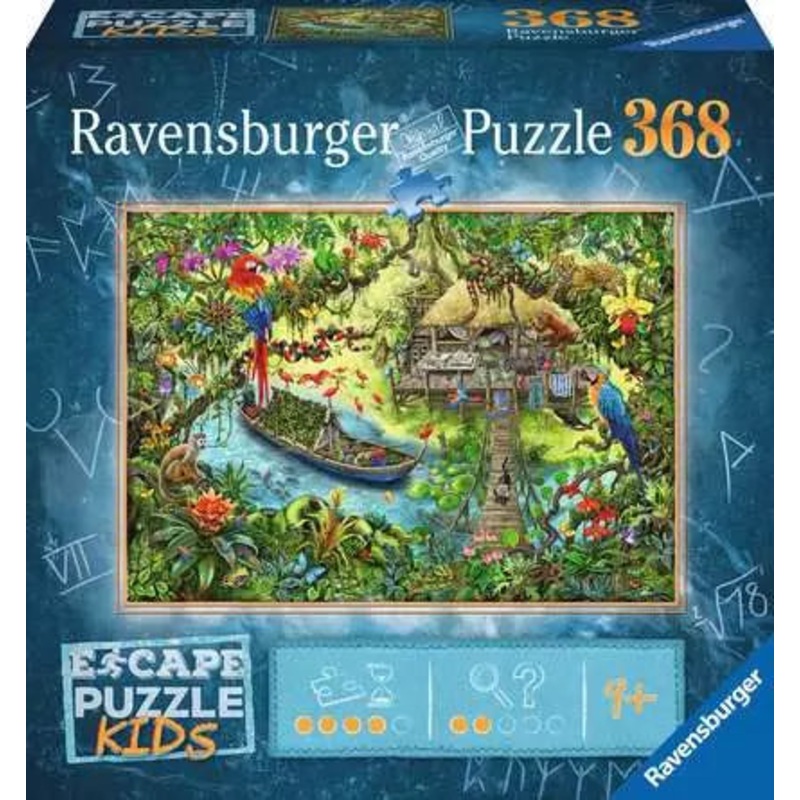 Childrens Jigsaw Puzzle Escape Puzzle Kids Jungle Journey – 368 Pieces