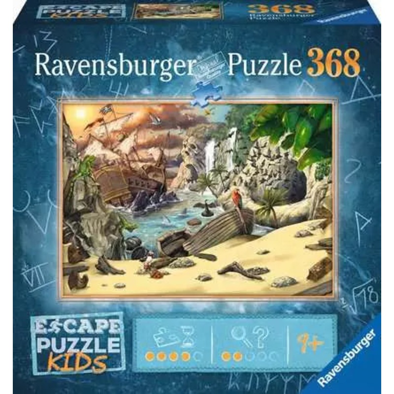 Childrens Jigsaw Puzzle Escape Puzzle Kids Pirates Peril – 368 Pieces