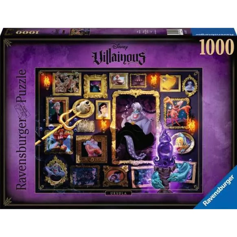Jigsaw Puzzle Disney Villainous: Ursula – 1000 Pieces