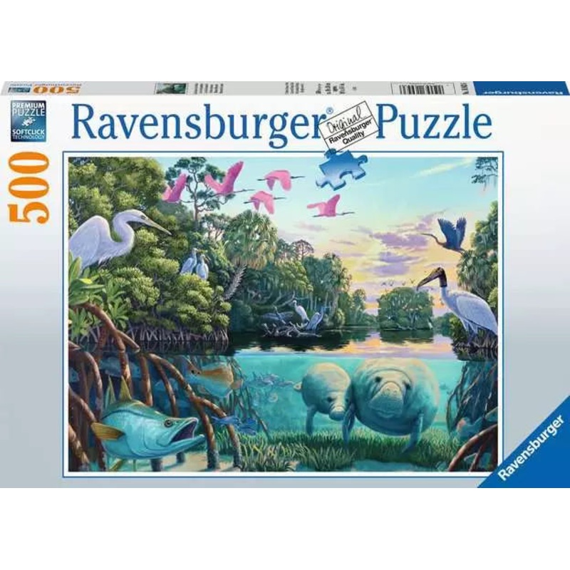 Jigsaw Puzzle Manatee Moments – 500 Pieces