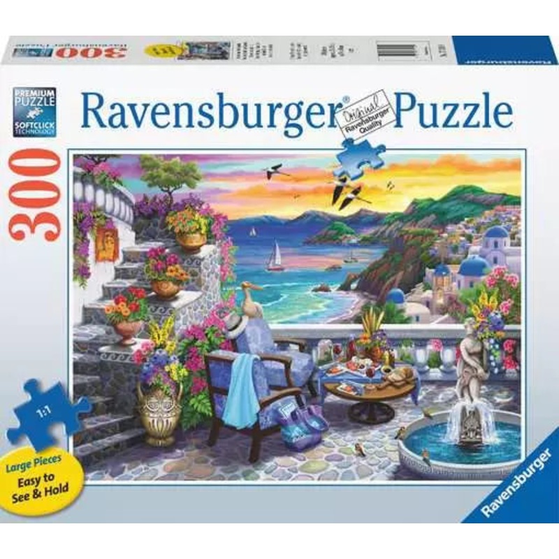 Jigsaw Puzzle Santorini Sunset – 300 Pieces
