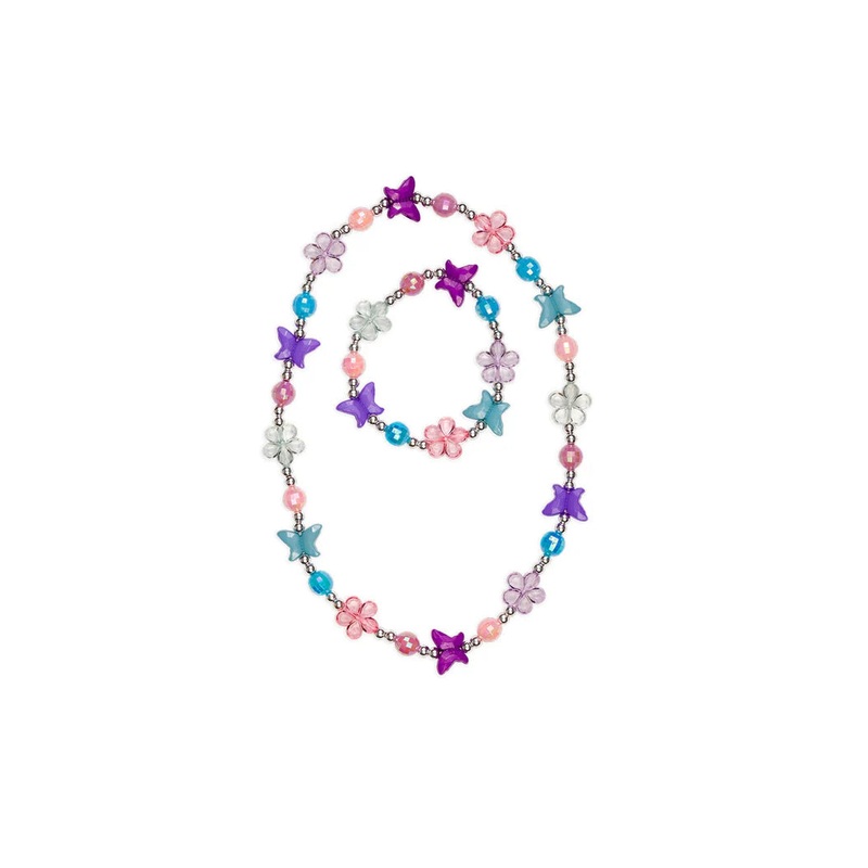 Flutter Me By Necklace & Bracelet Set