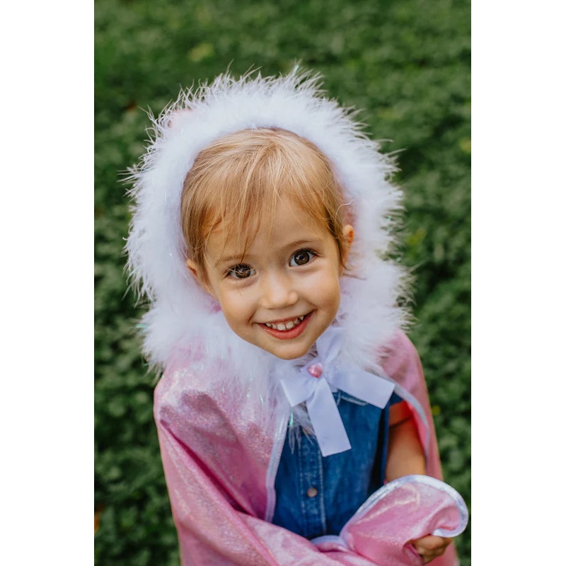 Glitter Princess Cape Pink