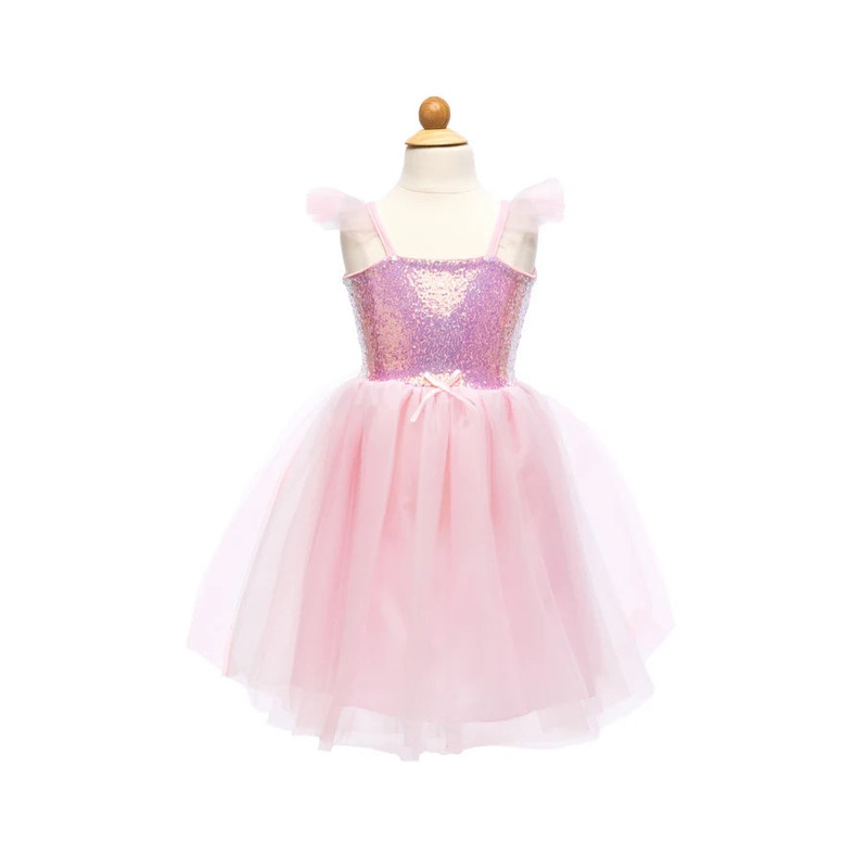 Pink Sequins Princess Dress