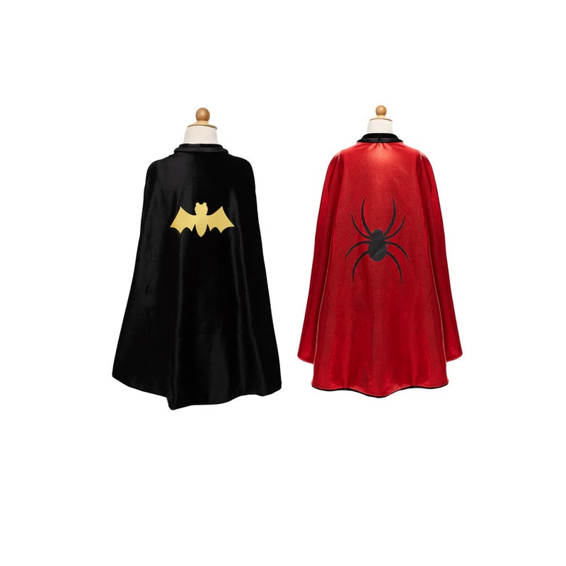 Reversible Spider/Bat Flowing Cape