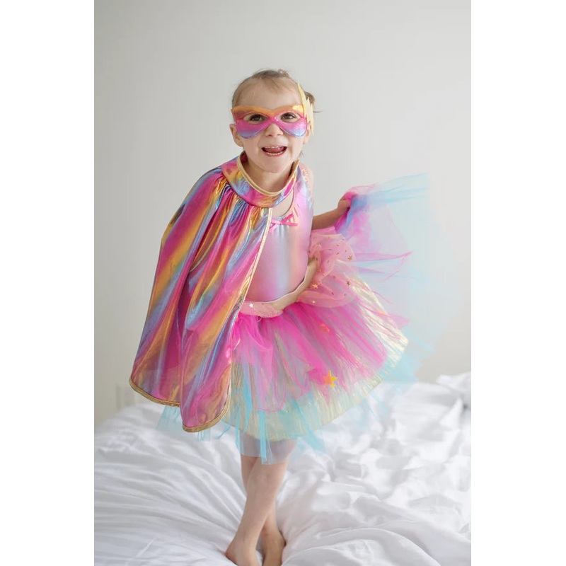 Super-duper Tutu/Cape/Mask, Pink & Gold