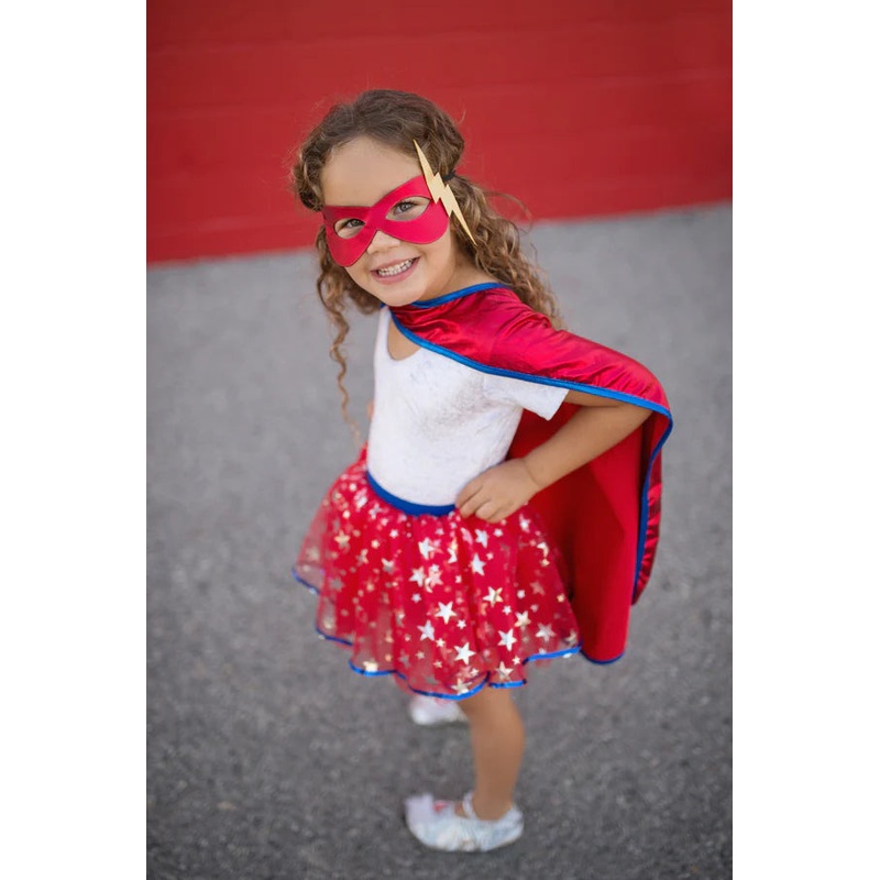 Superhero Tutu Cape and Mask Set