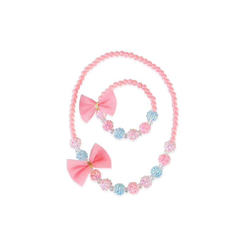 Think Pink Necklace & Bracelet Set