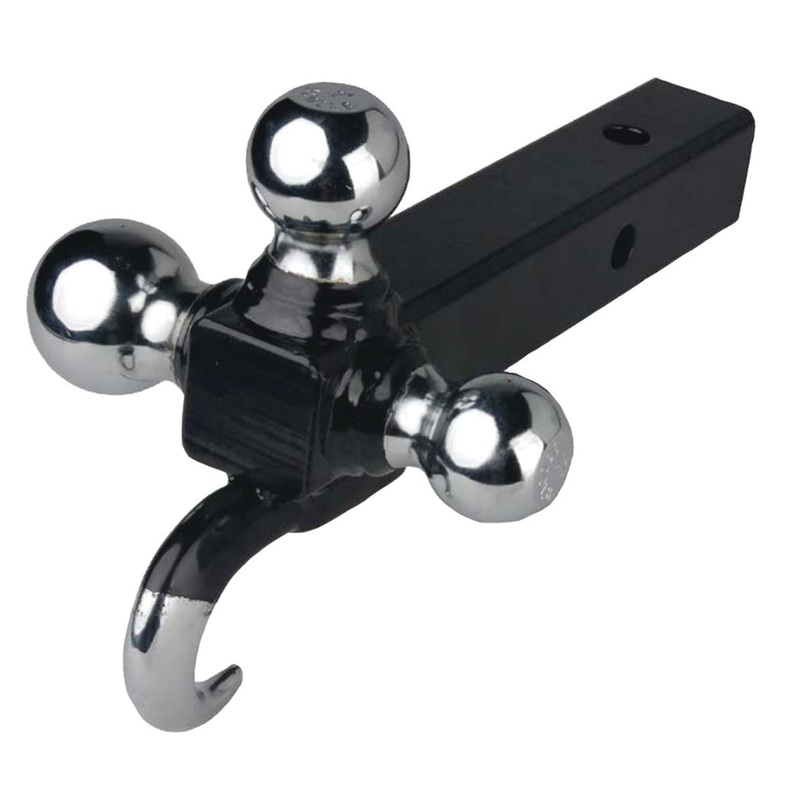 4 Way Hitch Mount with Tow Hook