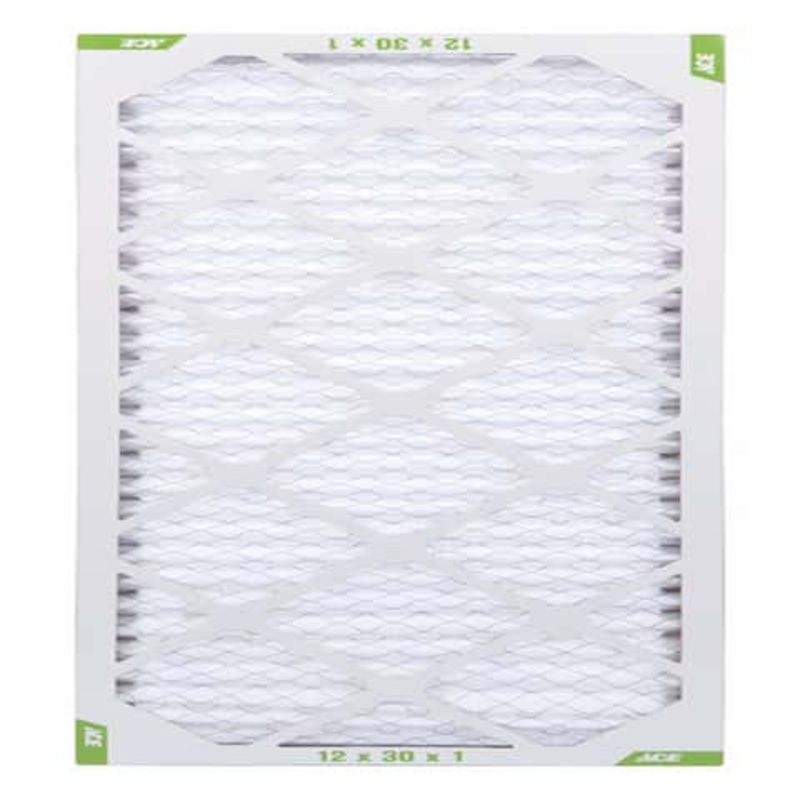 Ace 12 in. W X 30 in. H X 1 in. D Synthetic 8 MERV Pleated Air Filter 1 pk
