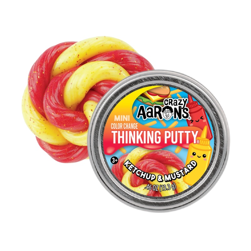 Ketchup & Mustard Mini Color-Change Thinking Putty