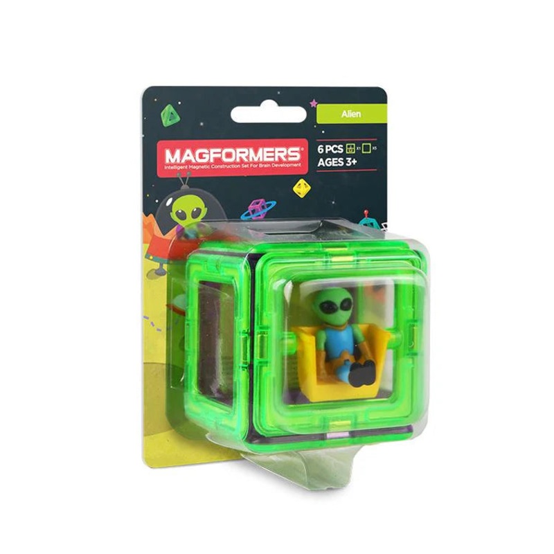 Magformers Figure Plus Alien 6pc Set