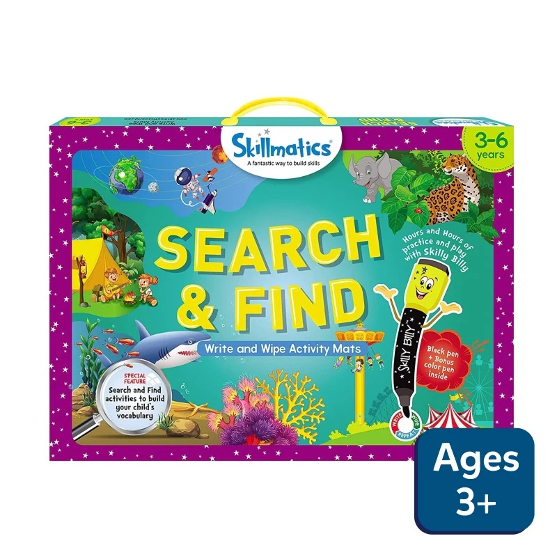 Search and Find  Write and Wipe Activity Mats