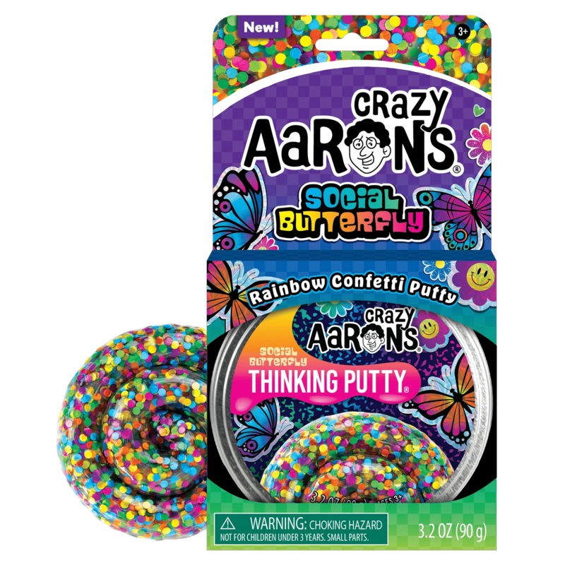 Social Butterfly Putty Tin