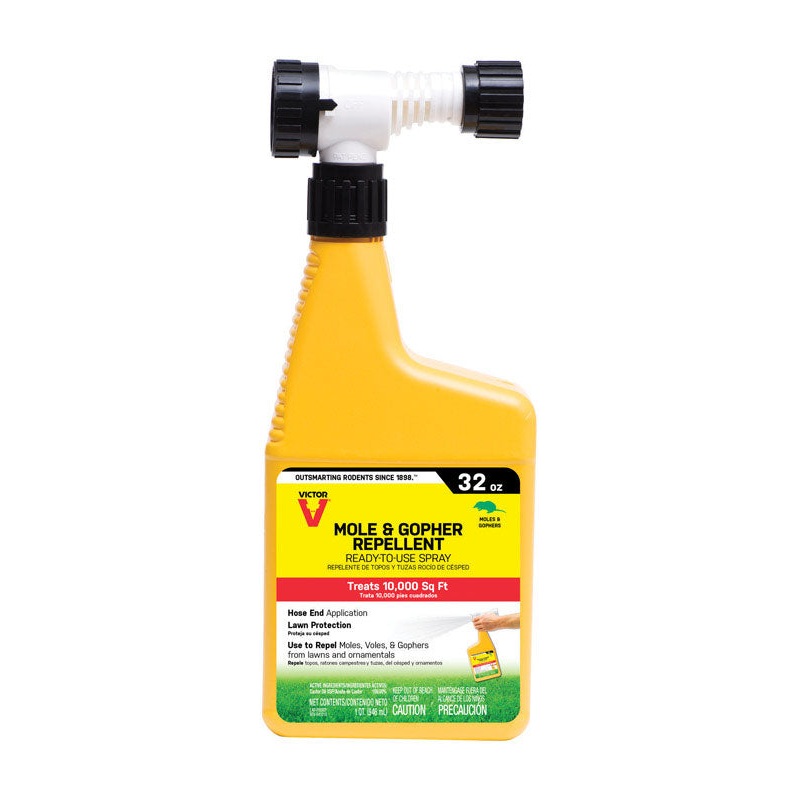 Victor Animal Repellent Liquid For Gophers and Moles 1 qt