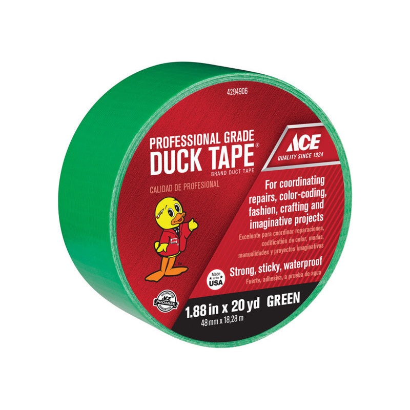 Ace 1.88 in. W X 20 yd L Green Duct Tape