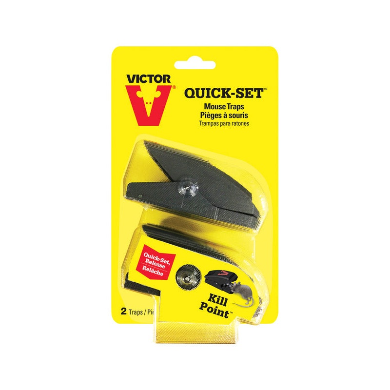 Victor Quick-Set Small Snap Trap For Mice 2 pk