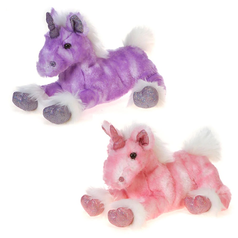 BB Lay Down Unicorns 9.5 Asst (1 Unicorn plush per purchase)