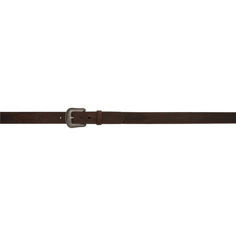 3D 1 1/4 Distressed Western Basic Belt – Kids’ – Dark Brown 26