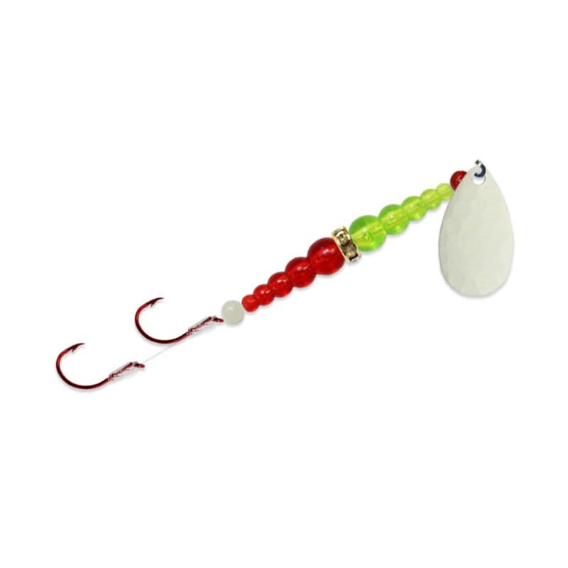 Double Whammy Ringmaster Size 4 Glow White/Chartreuse/Ruby