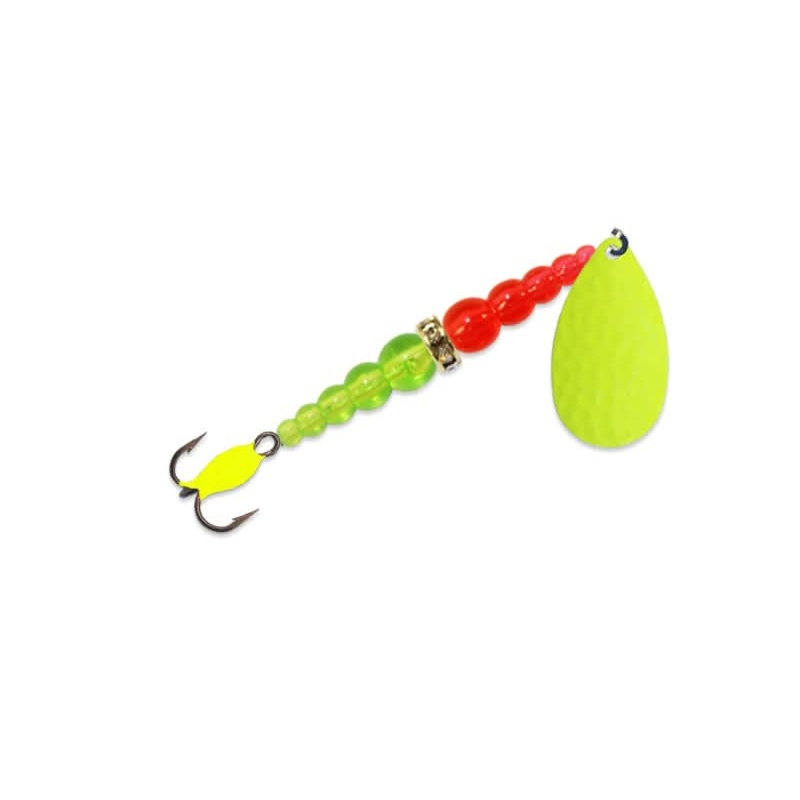 Kokanee Killer Treble Size 8 Chartreuse/Orange/Cartreuse