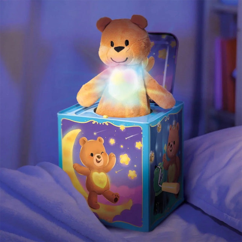 Pop & Glow Teddy Jack in the Box – Classic & Retro Toys for Ages 2 to 6