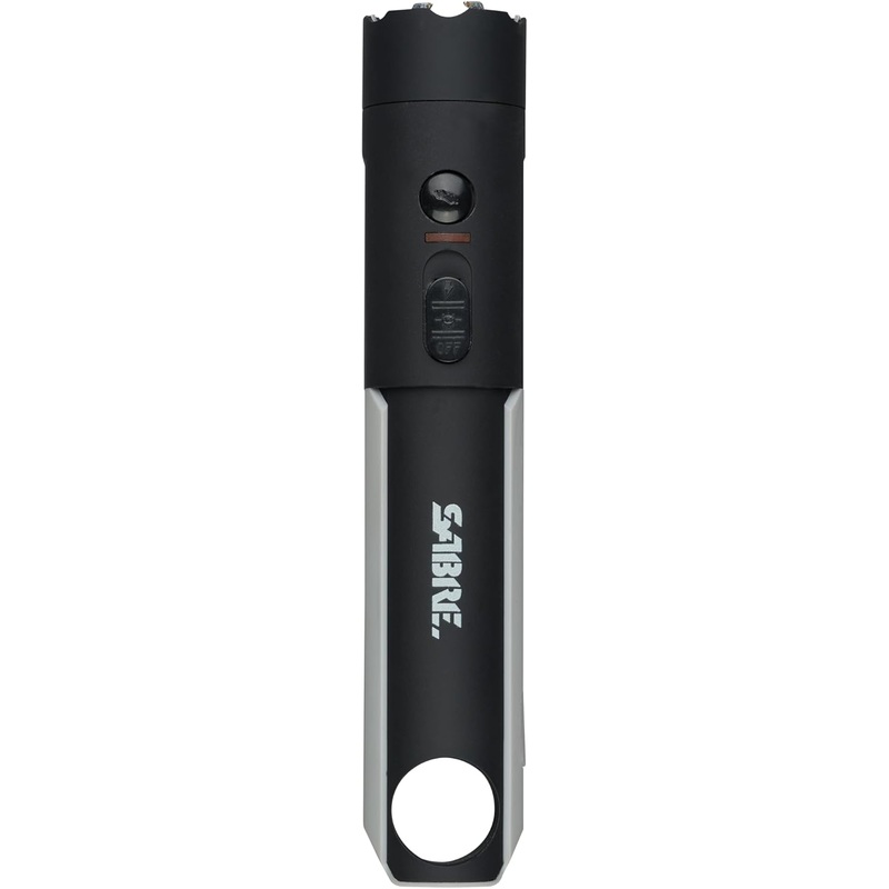 SABRE 2-in-1 Flashlight Design with Built-in Stun Gun
