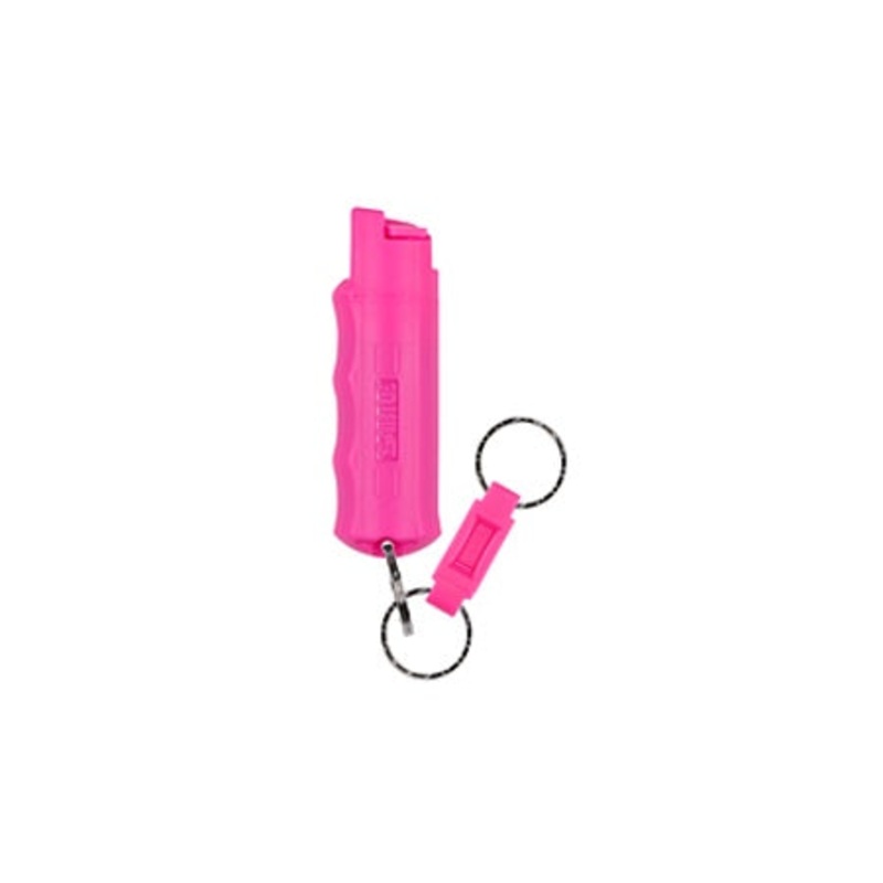 Sabre HC-NBCF-02 Pepper Spray w/ Quick Release Key Ring (Pink)