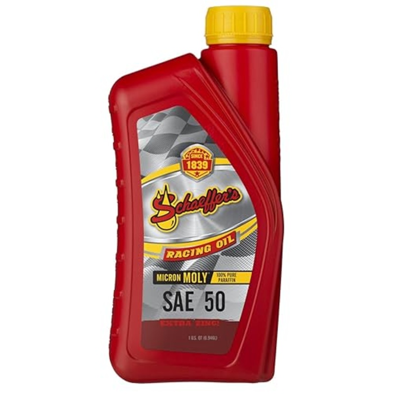 Schaeffer Manufacturing Micron Moly Racing Engine Oil SAE 50 1qt