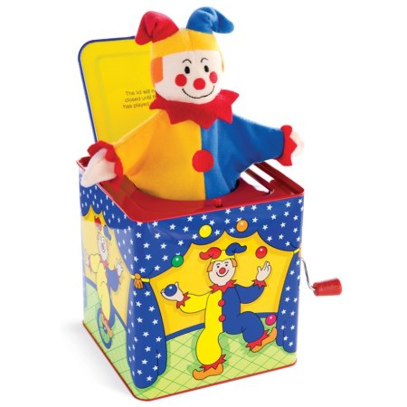Schylling Jester Jack in the Box, Blue