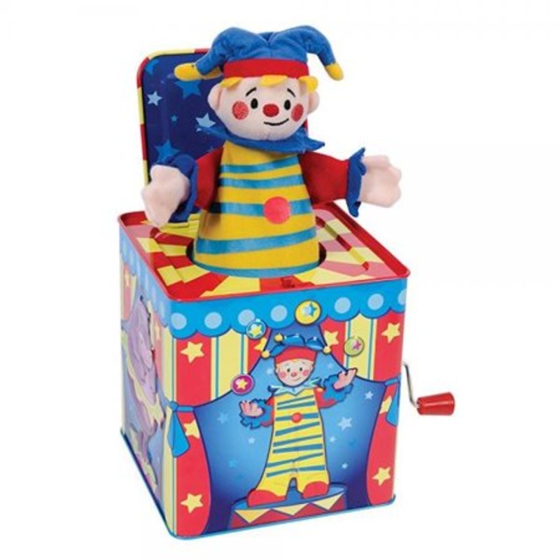 Schylling, Multicolor Silly Circus Jack in the Box