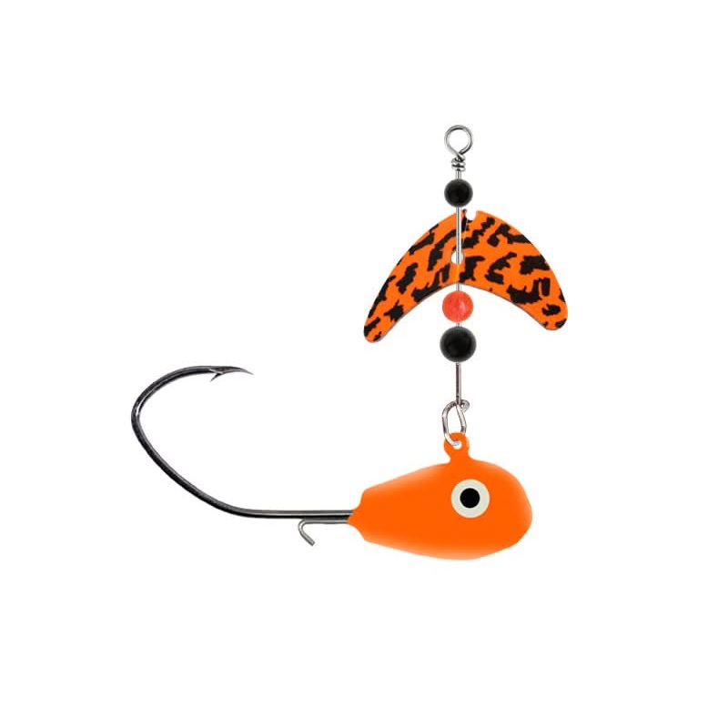 Smile Blade SD Drift Jig Size 3/8oz Orange/Orange Black Tiger