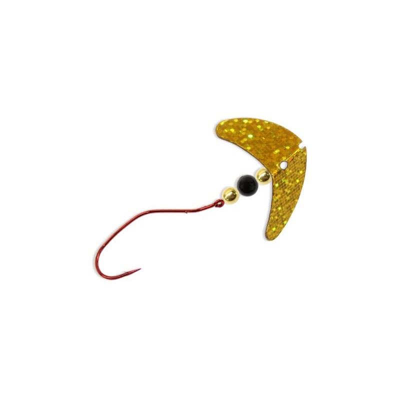 Smile Blade Slow Death Size 2 Amber Sparkle/Gold/Black