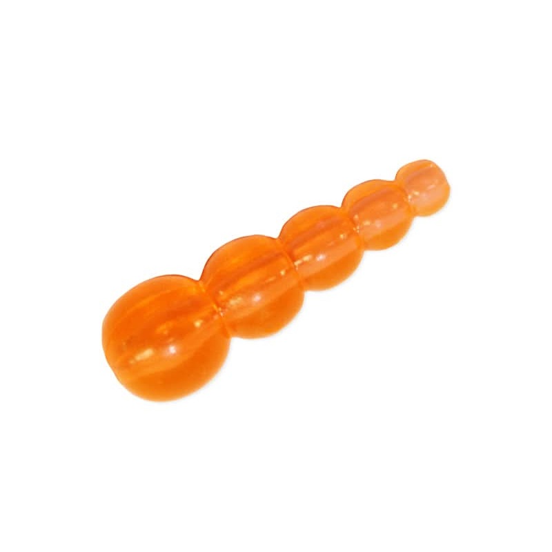 Wedding Ring Tapered Beads Size 1 Florescent Fire Orange